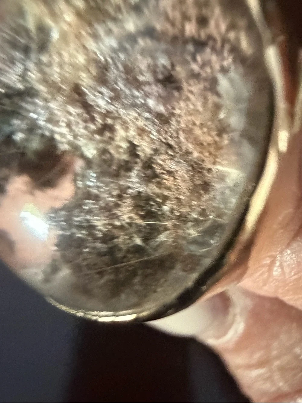Melissa Jo manning one of a kind ring set in 14 kt